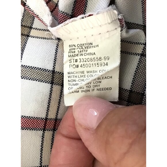 ELY CATTLEMAN -MENS BUTTON-DOWN SHORT SLEEVE WRINKLE RESISTANT SHIRT SIZE 2XL - Picture 7 of 7